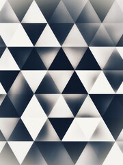 Fototapeta premium Colorful triangles pattern with a rough texture background. Background texture wall and have copy space for text. Picture for creative wallpaper or design art work.
