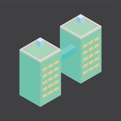 Isometric building