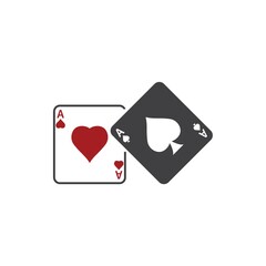 Two aces playing cards