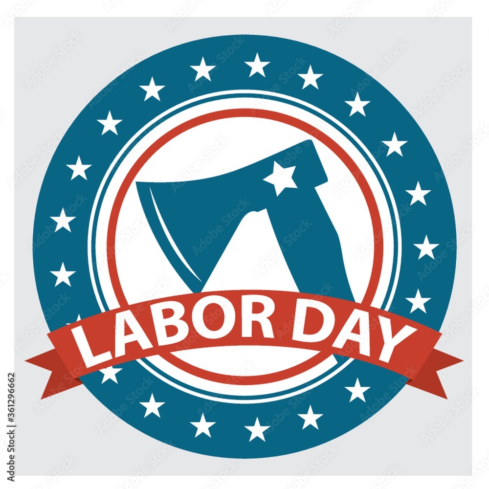 Wall mural Labordaylabel