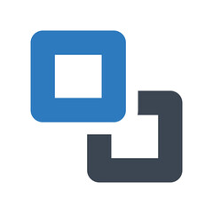 Copy layers icon - vector illustration . layer, duplicate, file, edit, editing, tools, icons .