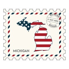 Michiganpostagestamp