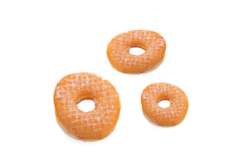 Sugar Ring Donut Isolated on a White Background