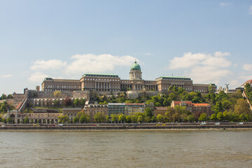 Fototapeta premium View of Buda Castle in Budapest. Hungary