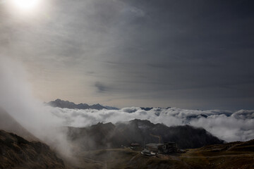 Nebel in den Allgäuer Alpen - Nebelhorn
