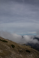 Nebel in den Allgäuer Alpen - Nebelhorn