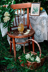 elderflower white wine.style vintage