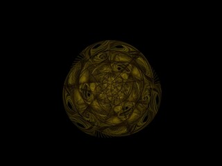 Imaginatory fractal background Image