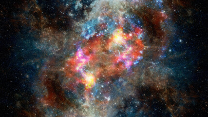 Obraz na płótnie Canvas Universe background stars. Elements of this image furnished by NASA