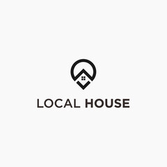 local house logo. local logo