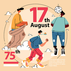 August 17 Indonesian independence Day Celebration