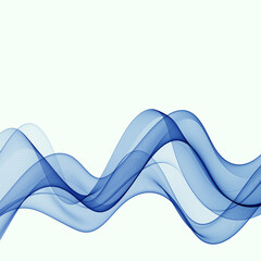 Blue abstract wave Abstract vector background wave