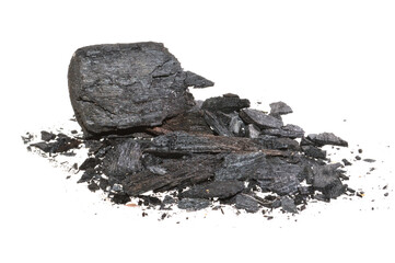 firewood isolated on white background