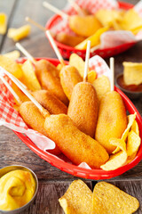 Corn Dogs, Wuerstchen am Stiel