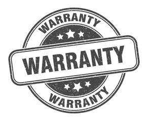 warranty stamp. warranty round grunge sign. label