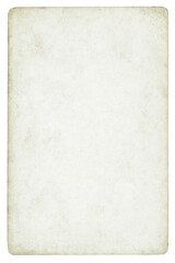 Vintage paper background isolated - (clipping path included)	