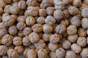 walnuts on the market