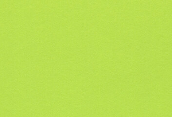 Close up view of bright green coloured creative paper background. Extra large highly detailed image.