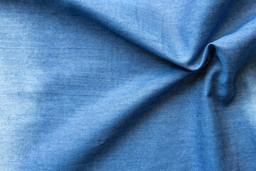 Abstract fabric texture of blue jeans. Denim combined background. Blue denim.