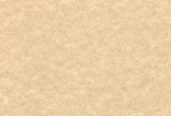 Fototapeta na wymiar Close up view of textured pale brown coloured recycled creative paper background. Extra large highly detailed image.