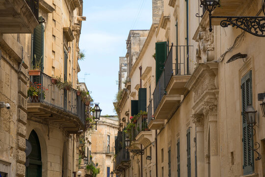 Lecche town italy puglia