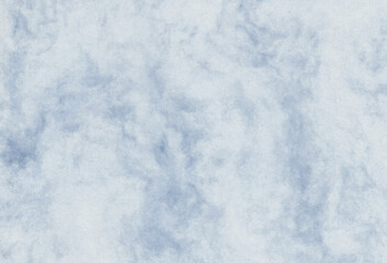 Close up view of abstract blue and grey creative paper background. Extra large highly detailed image.