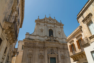 Lecche town italy puglia