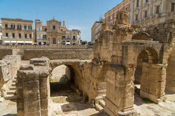 Lecche town italy puglia