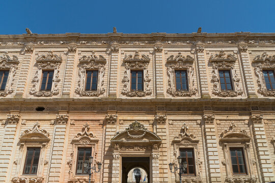 Lecche town italy puglia