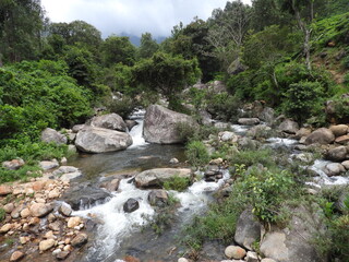 river in the mountains