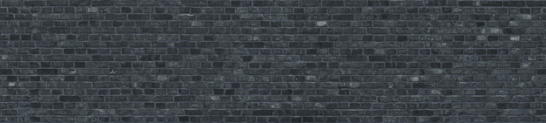 Aged dark old-fashioned brick wall texture map, 3d illustration