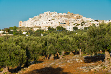 Ostuni Stadt Puglia Italy