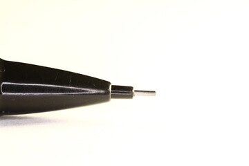 Automatic pencil isolated on white background