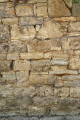 Struktur einer Felsmauer