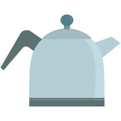 Obraz premium Kettle. Retro style illustration of a water heater.