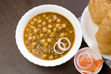 Channa Masala or Kabuli Chana or spicy Chole, Indian Food