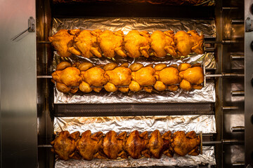 grilled chicken on the grill