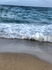 waves on the beach