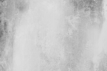 White concrete wall surface, gray color For the background image.