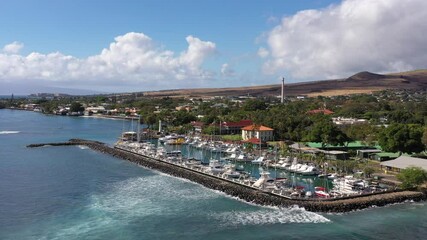 Lahaina Town, Maui, Hawaii is a historic island whaling town Normally bombarded with thousands of tourists each day, the COVID-19 brought a return of the sleepy atmosphere of yesteryear.