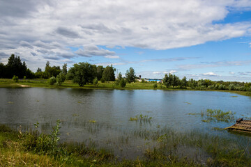 photo of a small lake