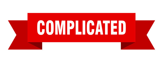 complicated ribbon. complicated isolated band sign. complicated banner