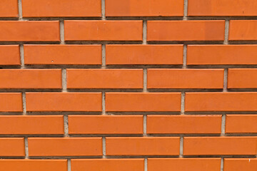 Obraz premium Red brick texture, rear background brick wall