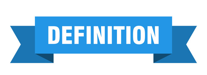 definition ribbon. definition isolated band sign. definition banner