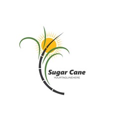 sugar cane vector icon illustration