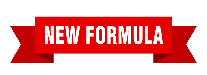 new formula ribbon. new formula isolated band sign. new formula banner