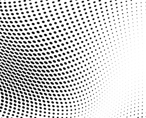 Abstract dotted vector background. Halftone effect