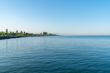 Black Sea coast in the city of Poti