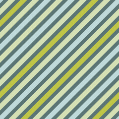 Blue and green seamless diagonal striped pattern, vector illustration. Seamless pattern with pastel colorful lines. Abstract geometric background