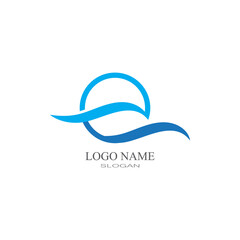 Waves Logo Template vector symbol